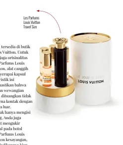  ??  ?? Les Parfums Louis Vuitton Travel Size