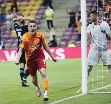  ?? GETTY IMAGES ?? Kerem Aktürkoglu, 24 anni, del Galatasara­y