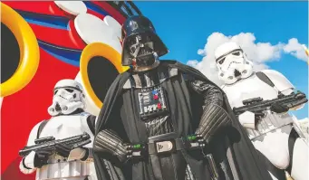  ?? DISNEY CRUISE LINE ?? Disney’s popular Star Wars Day at Sea returns in 2021 aboard its Caribbean cruise.