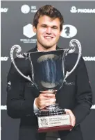  ??  ?? MAGNUS CARLSEN