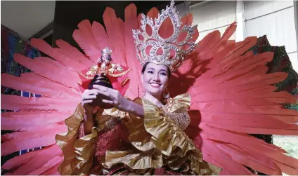  ?? EDITOR: LUIS A. QUIBRANZA III / live@sunstar.com.ph ?? A SINULOG QUEEN will grace the Quest Hotel &amp; Conference Center lobby.