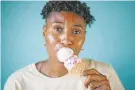  ?? MELISSA GOLDEN/THE NEW YORK TIMES ?? Angel McCoughtry, one of the top scorers in the WNBA, at McCoughtry’s Ice Cream in Atlanta.