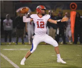  ?? GENE WALSH — DIGITAL FIRST MEDIA FILE PHOTO ?? Neshaminy quarterbac­k Brody McAndrew had two touchdown passes against Pennridge.