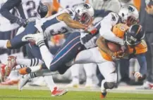  ?? Joe Amon, The Denver Post ?? Broncos wide receiver Emmanuel Sanders had six catches for 137 yards Sunday against the Patriots.