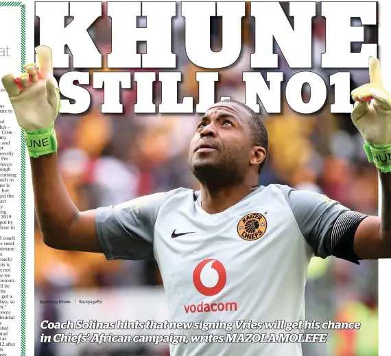  ?? | BackpagePi­x ?? Itumeleng Khune.