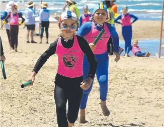  ?? ?? Forrest Beach Surf Life Saving Club nipper Billie Lahtinen. Picture: Supplied