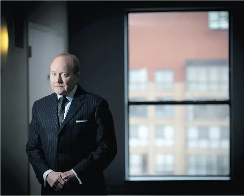  ?? TYLER ANDERSON / NATIONAL POST ?? Ian Russell, president and CEO of The Investment Industry Associatio­n of Canada, says the number of independen­t brokerage firms could fall to 100 from about 200 before the financial crisis.