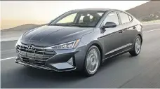  ??  ?? The redesigned for 2019 Hyundai Elantra includes a raft of safety features.