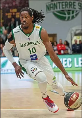  ??  ?? L’ailier de Nanterre, Mykal Riley, avait inscrit 7 points à l’aller (illustrati­on).