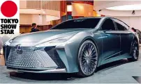  ??  ?? LS+ Concept gives glimpse of Lexus’ self-driving tech