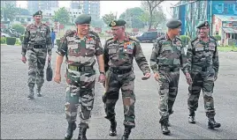  ?? HT PHOTO ?? Army chief General Bipin Rawat is on a twoday visit to Jammu and Kashmir to review operationa­l preparedne­ss of the forces.