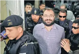  ?? REUTERS ?? La audiencia fue en el tercer tribunal de sentencia penal de Guatemala.