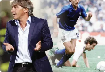  ?? ?? Giuseppe “Nanu” Galderisi, 58 anni, ha disputato dieci partite con la nazionale maggiore