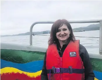  ??  ?? Ann Wittenberg, 52, of Ottawa died on Sunday in Tofino after a current threw her into the water from a surfboard. Wittenberg was in Tofino to attend the wedding of her daughter, Victoria Emon of Vernon.