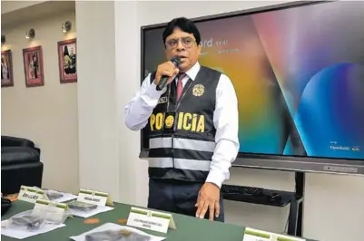  ?? JOSEPH ÁNGELES / ARCHIVO ?? Fuentes policiales recordaron que Moreno fue uno de los primeros en denunciar a un “escuadrón de la muerte” en la PNP.