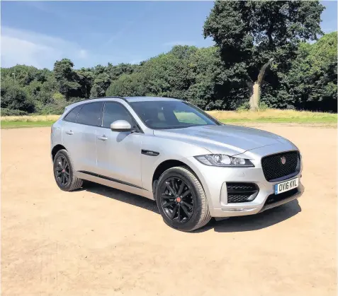  ??  ?? Jaguar F-PACE R-Sport 2.0d AWD