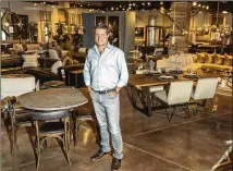  ?? STEPHEN SPILLMAN / FOR AMERICAN-STATESMAN ?? Four Hands CEO Matthew Briggs says the company sees 5 percent retail sales and 95 percent wholesale.