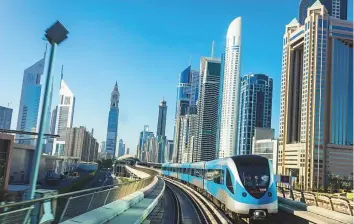  ??  ?? The projects at three Dubai Metro Stations include provisions for infrastruc­ture necessary for integratio­n of different modes of transport as well as footpaths, cycle tracks and racks.