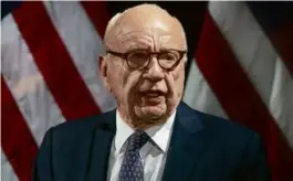  ?? MARY ALTAFFER/ASSOCIATED PRESS/FILE ?? Fox media mogul Rupert Murdoch is among those expected to testify if the defamation case goes to trial.