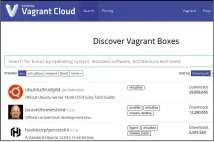  ??  ?? You can find boxes to download for almost any purpose from Hashicorp themselves and the wider community.