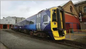  ??  ?? A plea has been made for support to save jobs at Gemini Rail Services in Springburn