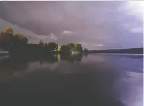  ?? BRYAN SCHLOSSER/FILES ?? A late night summer lightning storm rolls across the sky over Pasqua Lake in the Qu’appelle valley north east of Regina. A recent study has raised concerns about water quality in the lake.