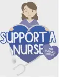  ??  ?? NURSE: Overgate’s Support a Nurse campaign logo.