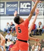  ??  ?? LaFayette sophomore wing Aidan Hadaway (above) and LaFayette junior post DeCameron Porter (below) are the
2019-20 Walker County Boys’ Basketball Co-Players of the Year.