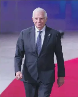  ?? REUTERS ?? Josep Borrell, alto representa­nte de Política Exterior de la UE.