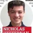  ??  ?? NICHOLAS HEFFERNAN
“Makes customers smile”