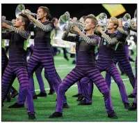  ??  ?? Blue Knights of Denver will take part in “DCI Arkansas” Wednesday at War Memorial Stadium.