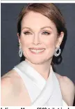  ??  ?? Julianne Moore (58) trägt in der Freizeit nie Make-up