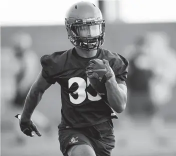  ?? K.C. ALFRED U-T ?? San Diego State's Greg Bell could be an X-factor at running back this season with his size and speed.