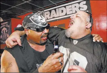  ?? Mike Stotts Special to the Las Vegas Review-Journal ?? The possibilit­y of a Las Vegas Raiders fan base coming from Southern California could be a potential ridership boon for a high-speed rail connecting the Golden and Silver states.