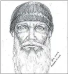  ?? — RCMP FILES ?? A composite of a man involved in a suspected child-luring incident on April 30, issued by Chilliwack RCMP.