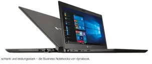  ??  ?? Leicht, schlank und leistungss­tark – die Business Notebooks von dynabook.