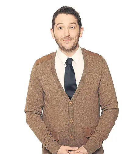  ??  ?? Parenthood has altered Jon Richardson’s world view.