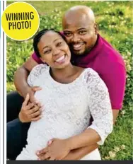  ??  ?? Tumi and Bafana Makhoba, at 36 weeks