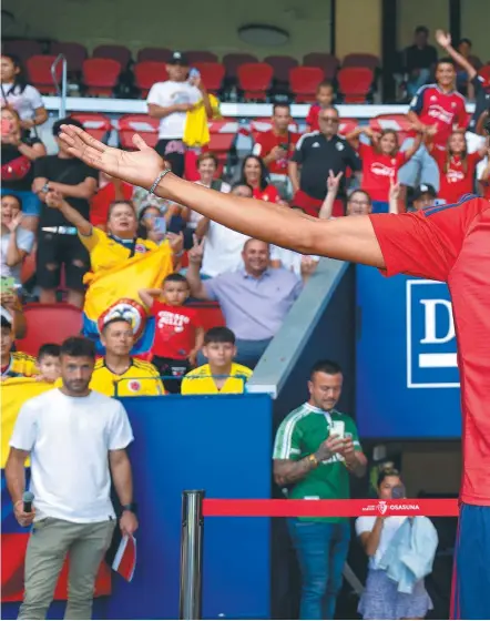  ?? / Mikel Saiz - Osasuna ?? Johan Mojica, lateral izquierdo del Osasuna de España y de la selección de Colombia.