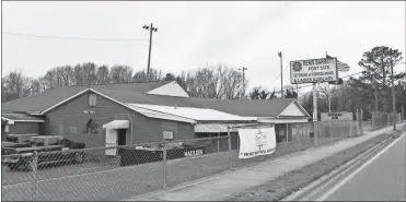  ?? Blake Silvers ?? Calhoun’s Renis Barrett VFW Post 5376, 406 W. Line St., has been all but idle for several years, but recent reopening efforts seem to have some traction.