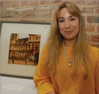  ??  ?? Ruth O’Grady, Bryanstown at the opening of her photograph­ic exhibition at Listoke House