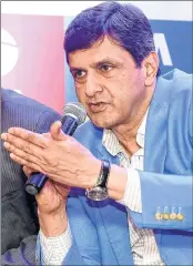  ??  ?? Prakash Padukone at a press meet in Mumbai on Tuesday.