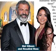  ?? ?? Mel Gibson and Rosalind Ross