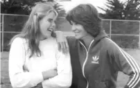  ?? THE GEFFEN COMPANY ?? Mariel Hemingway (left) and Patrice Donnelly play track-andfield athletes in “Personal Best.”