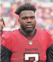  ?? PETER JONELEIT/AP ?? Linebacker Shaquil Barrett (7) was on the Bucs’ injury report Wednesday with an ankle injury.