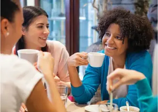  ?? PHOTO: POSED ?? Denied: Our hopes of even the simple act of having coffee with good friends have been thwarted this year.