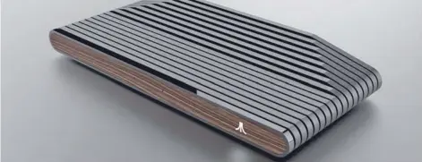  ?? FOTO: ATARI ?? ►► La Ataribox, la primera imagen de la nueva consola de la compañía.