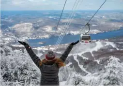  ?? TREMBLANT ?? The village of Mont-Tremblant. You don’t have to be a skier to enjoy a gondola ride.