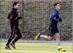  ??  ?? Rangers were back in training a day after victory in Perth