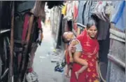  ?? BURHAAN KINU/HT PHOTO ?? Rohingyas at a shelter camp in Delhi.